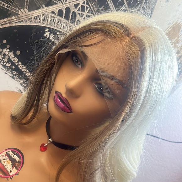 Gorgeous face frame Blonde lace - Picture 5 of 8